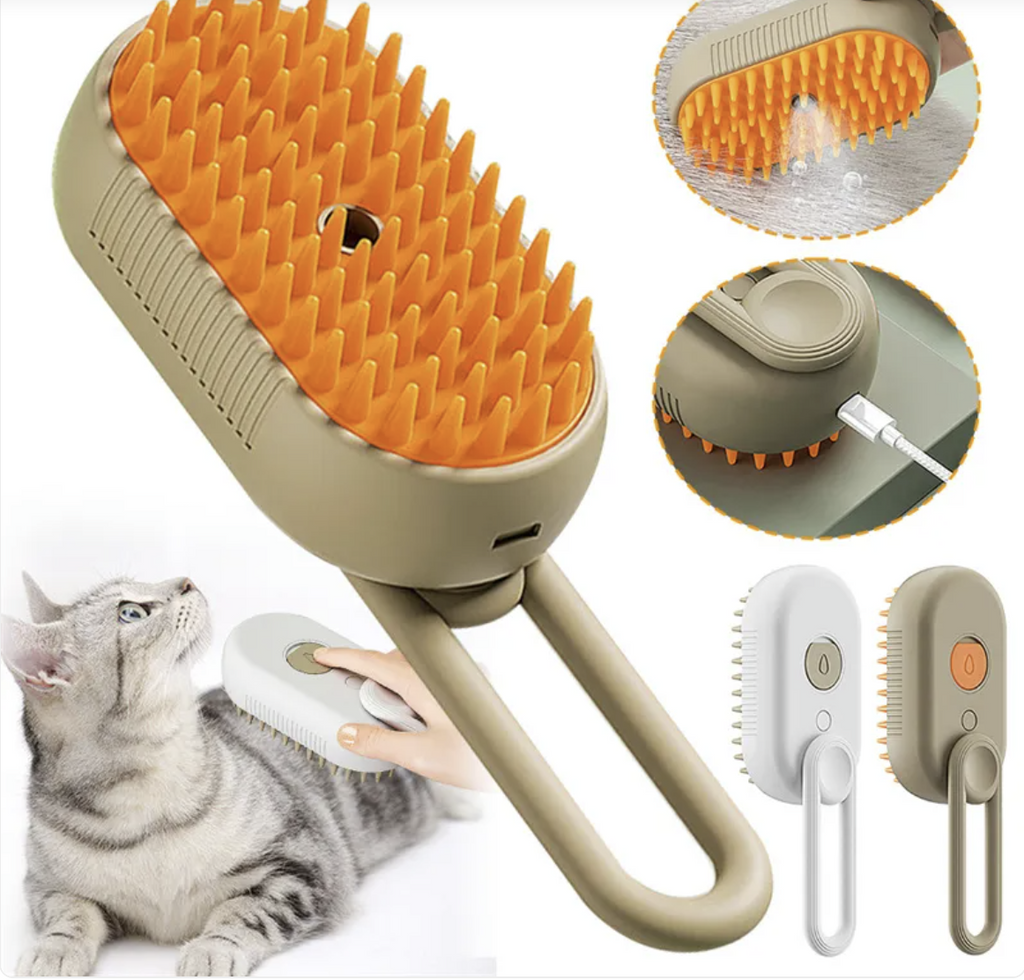 Brosse de toilettage anti-poils pour chiens et chats