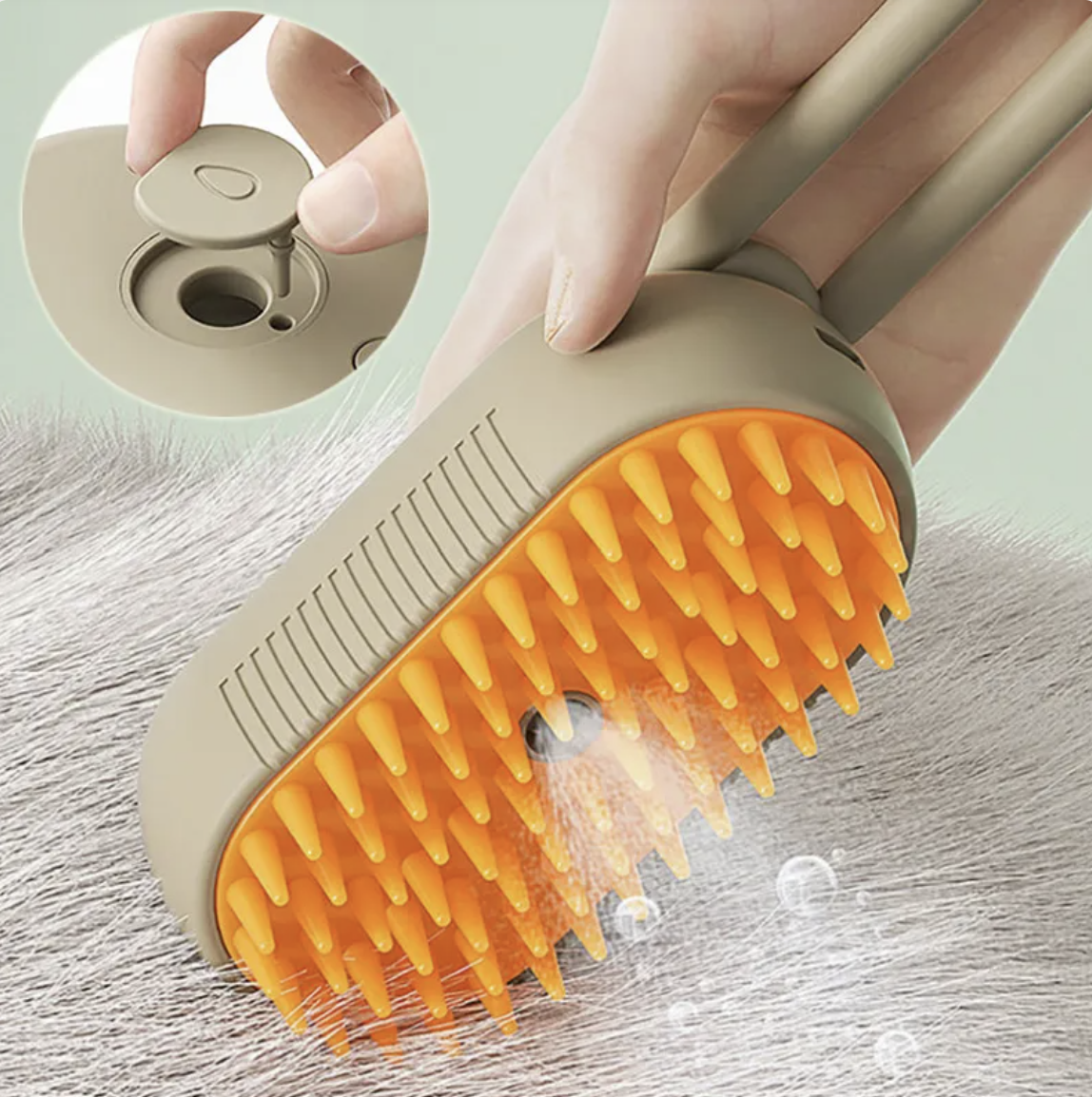 Brosse de toilettage anti-poils pour chiens et chats