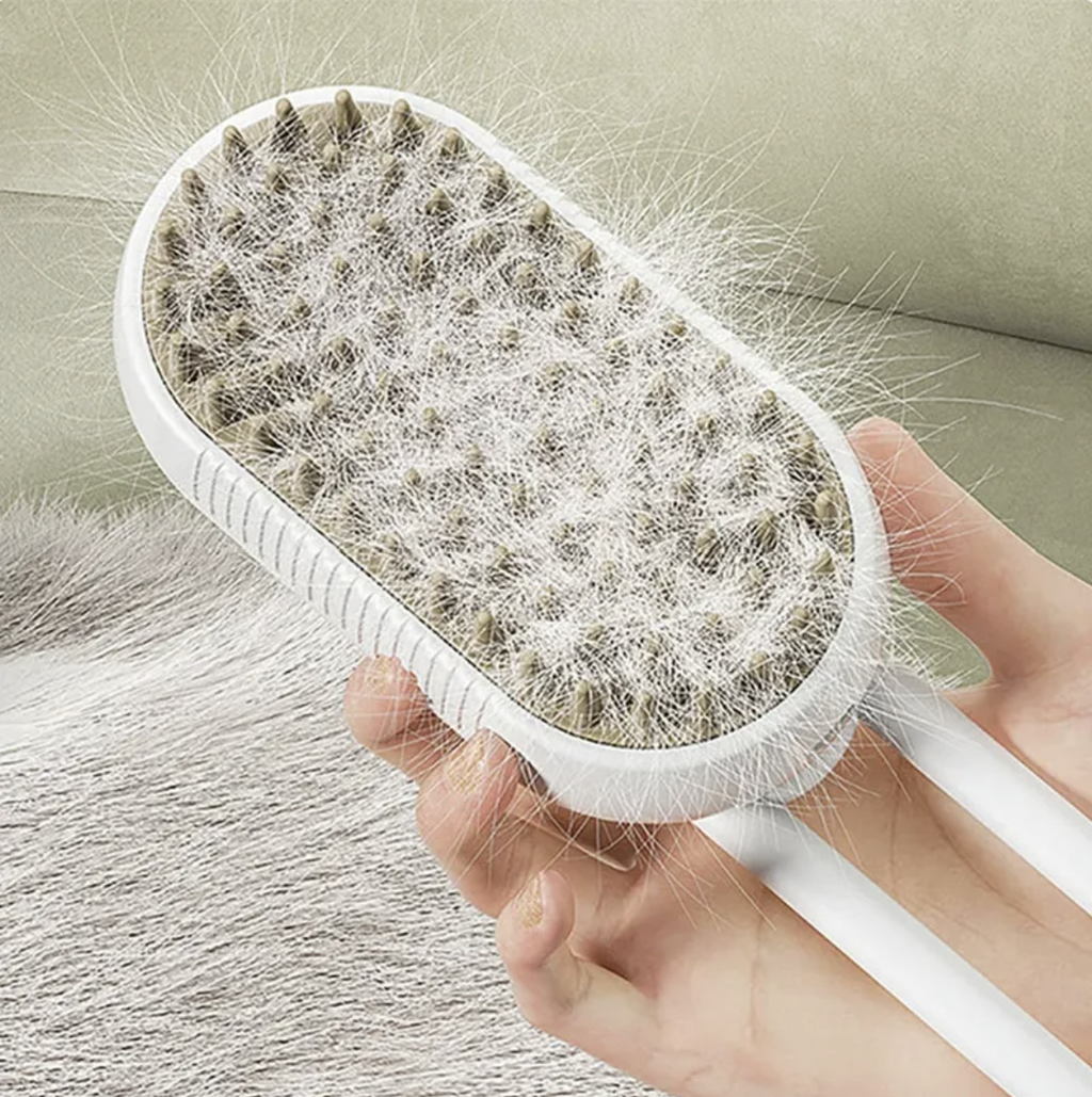 Brosse de toilettage anti-poils pour chiens et chats