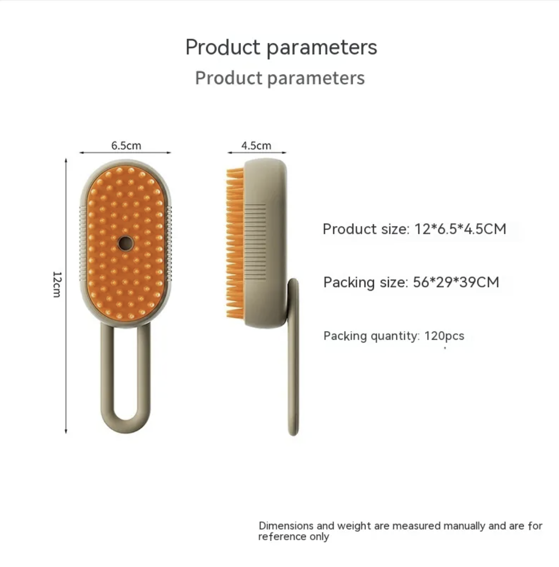 Brosse de toilettage anti-poils pour chiens et chats